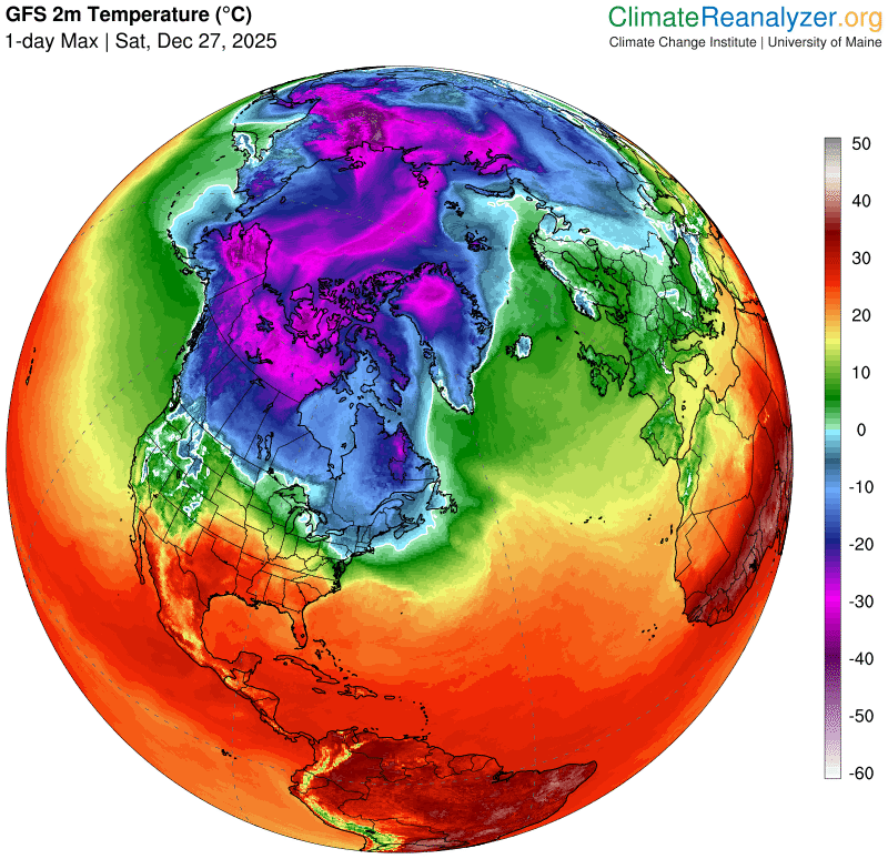 Temperature in Canada Temperature in Canada