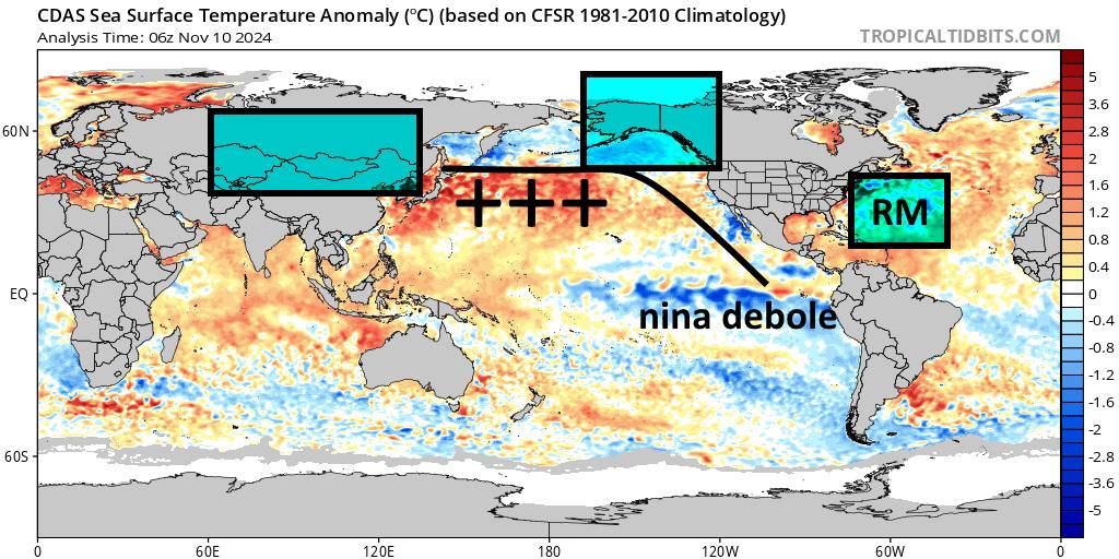 CDAS Sea Surface Temperature Anomaly