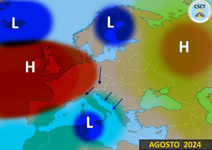 Proiezione generale per agosto 2024