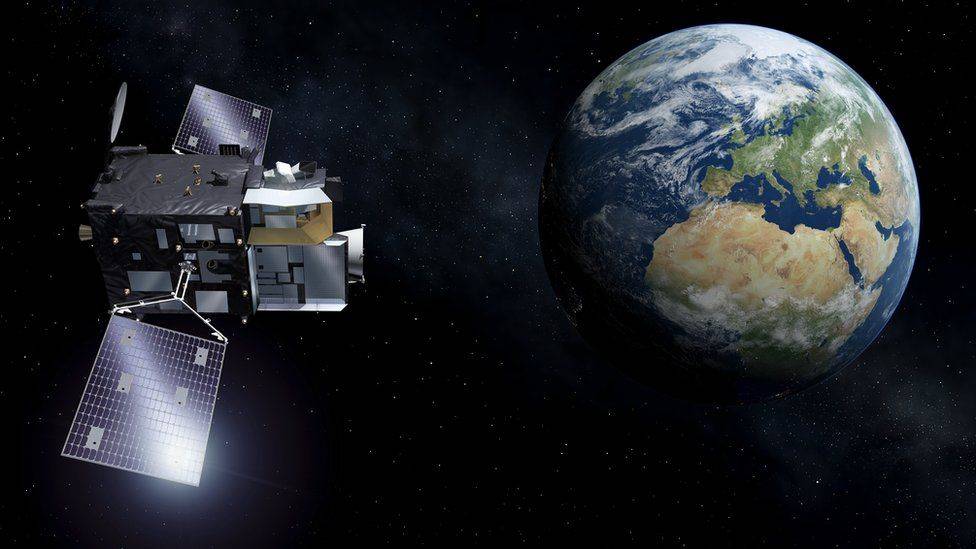 Il satellite Meteosat-12 in una ricostruzione