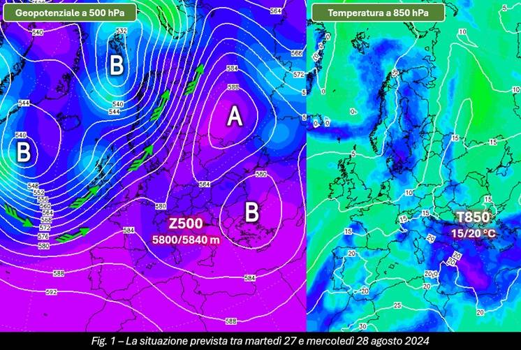 Mappe attese per il 27-28 agosto 2024