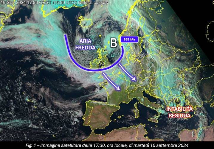 Immagine satellitare del 10 Settembre 2024