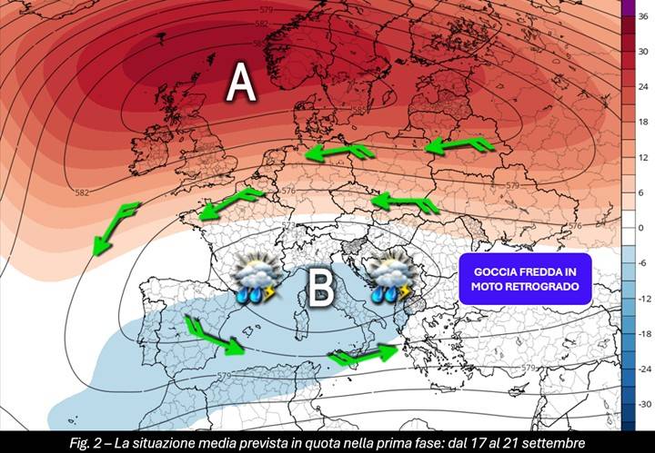 Situazione attesa per il 17-21 settembre 2024