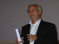 Il Capitano Paolo Sottocorona al convegno meteo di Trieste nel 2005